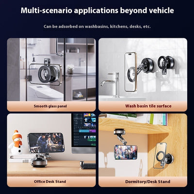 Car Magnetic Vacuum Adsorption Car Navigation Phone Holder