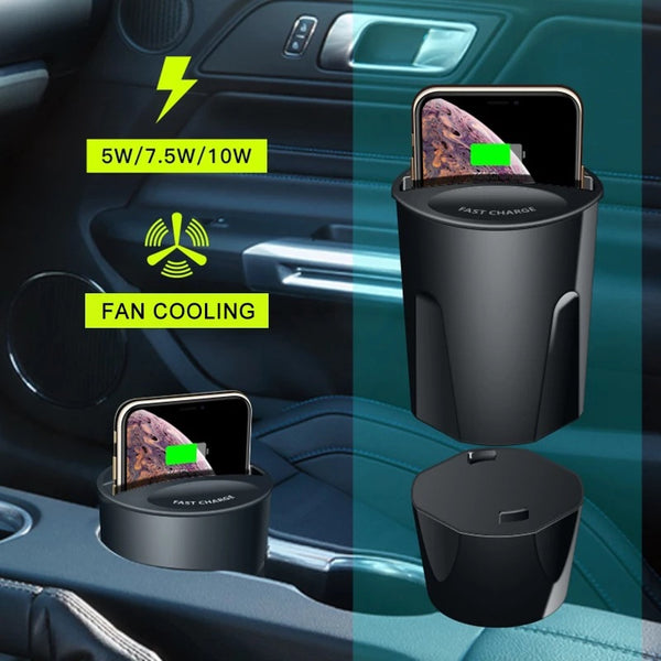 Car Wireless Charging Cup Wireless Charging Bracket Cup Suitable For Samsung