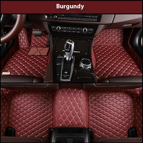 Car Leather Floor Mat Pad