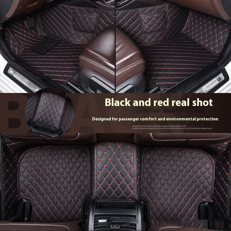 Car Leather Floor Mat Pad