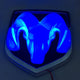 Blue behind