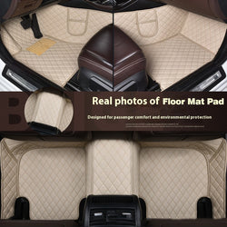 Car Leather Floor Mat Pad