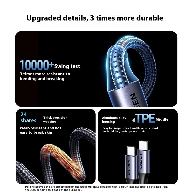 Charging Cable One-drag Two-in-one Ctoc Port